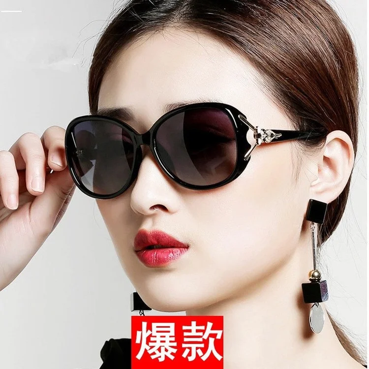 

New Fashion Fox Head Sunglasses Women's Sunglasses INS Large Frame Glasses Classic Driving Street Shoot