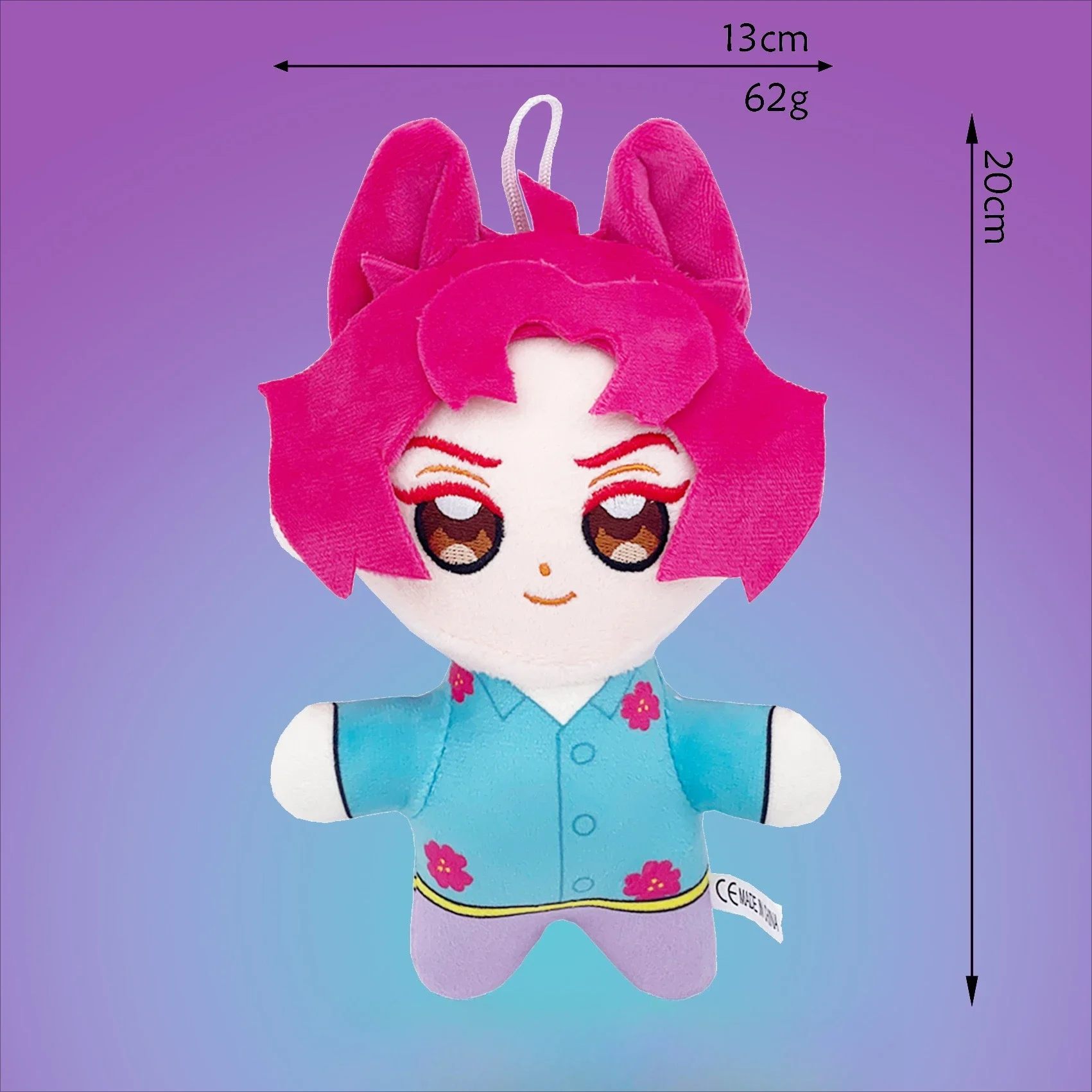 شيطان الصيادين أفخم لطيف الأرجواني 2025 أنيمي Kpop النمر قبعة سوداء العقعق مع 3 عيون الوحش هانت فتاة مجموعة دمية لمحبي الهدايا #6