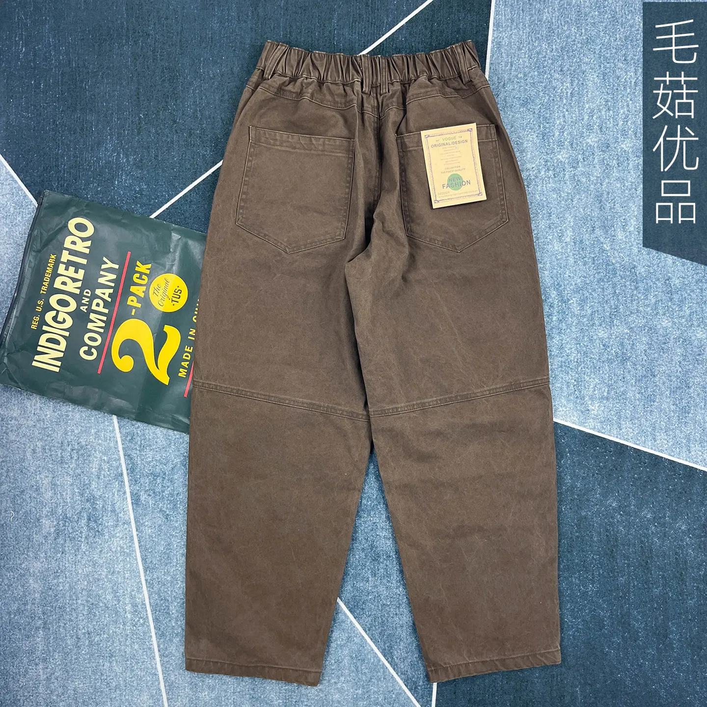 

Мужские винтажные рабочие брюки из 100% хлопка, плотные, с эффектом потертости, с эластичным поясом, свободного прямого кроя, повседневные, в стиле карго