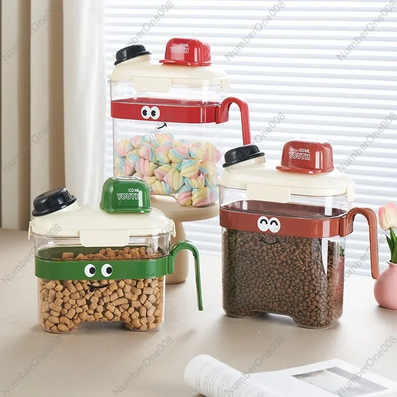 Cat Food Storage Bucket Dog Food Sealed Can Moisture-Proof Food Grade