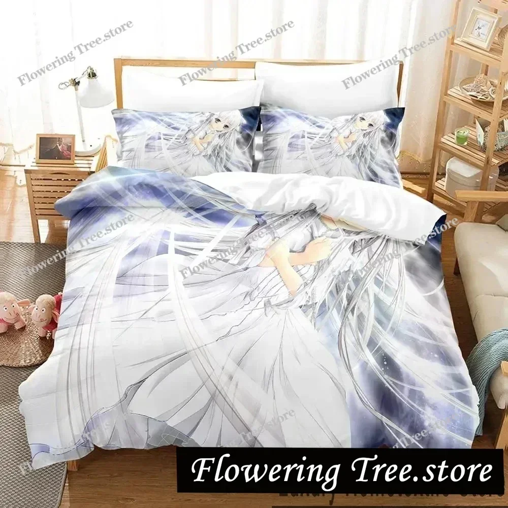 Anime Yosuga No Sora Bedding Set Boys Girls Twin Queen King Size Duvet Cover Pillowcase Bed boys Adult Luxury Gift029592F