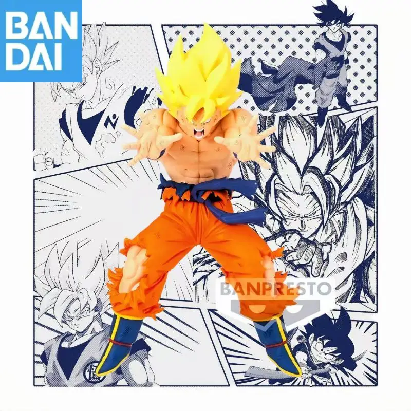 

In Stock Bandai Original Dragon ball Z MATCH MAKERS Super Saiyan Son Goku PVC Anime Model Toys Action Figure Collectible Gifts