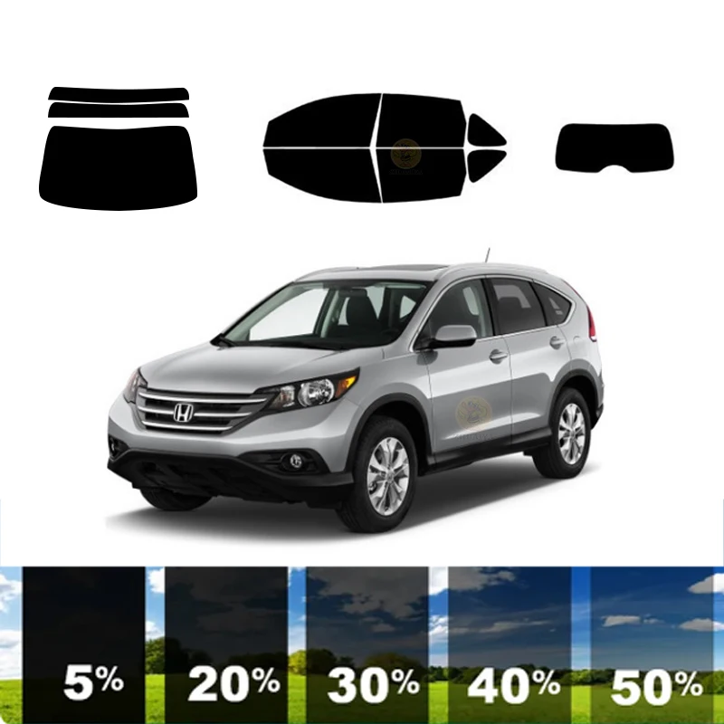 

precut Removable Window Tint Film For Car 100% UVR 5%-70%VLT Heat Insulation Carbon ﻿For HONDA CR-V 4 DR SUV 2012-2016