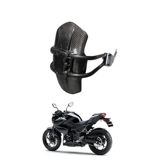 

FOR KAWASAKI Z250 CL Z300 Z750 Z800 KLR650 Integr Moto Accessories Carbon Fiber Rear Tire Fender