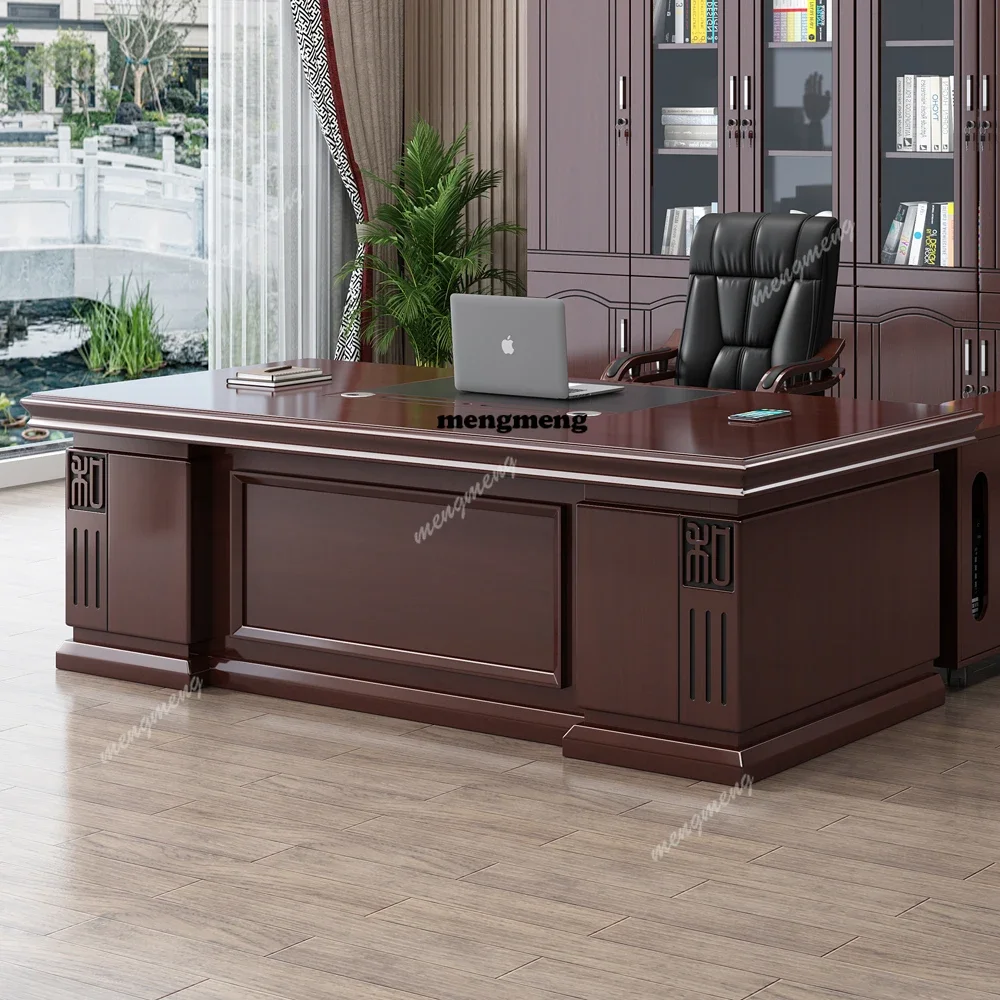 

New arrive Storage Drawers Manager Executive Desk Manmade Board Bureaux Corner Computer Desk Work Modern Mesa De Escritorio Home