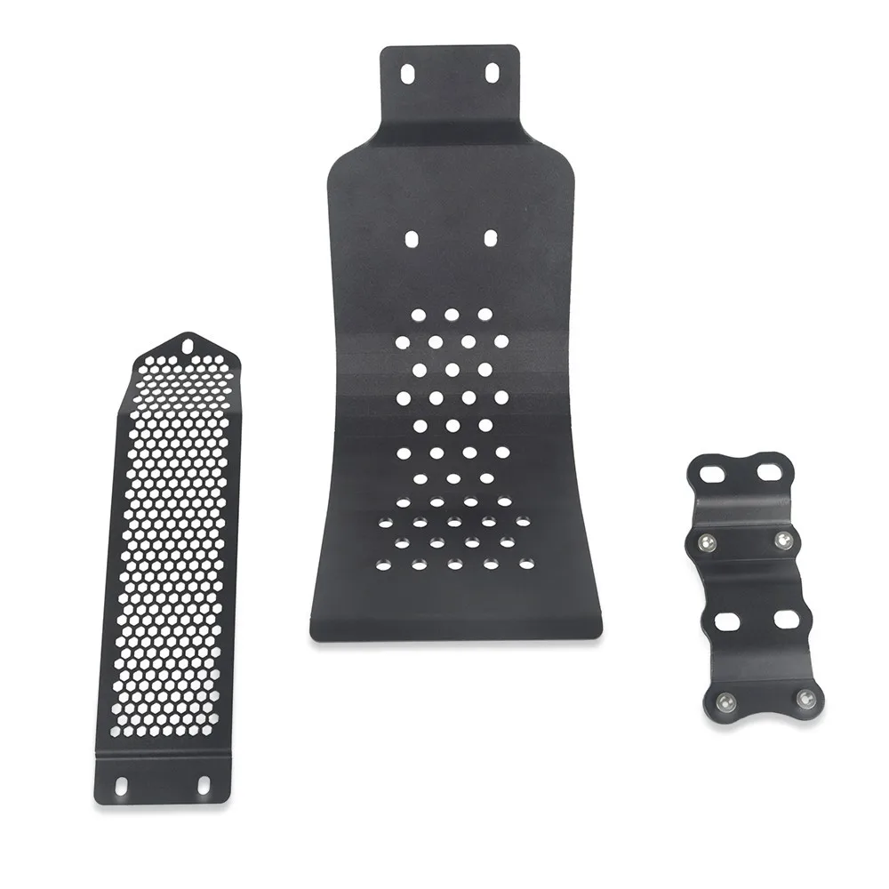 

For Thruxton Bonneville T100 T120 Skid Plate Bash Frame Guard Front Spoiler Radiator Grille Guard Cover Dual Protection System