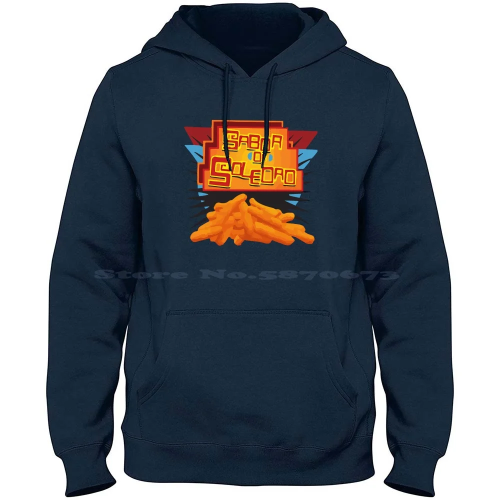 Saboa De Soledad-30 Rock 100% Sudadera con capucha de algodón puro Camiseta Chips Snack Queso Chipitos Maíz mexicano 30 Knock Off Falso