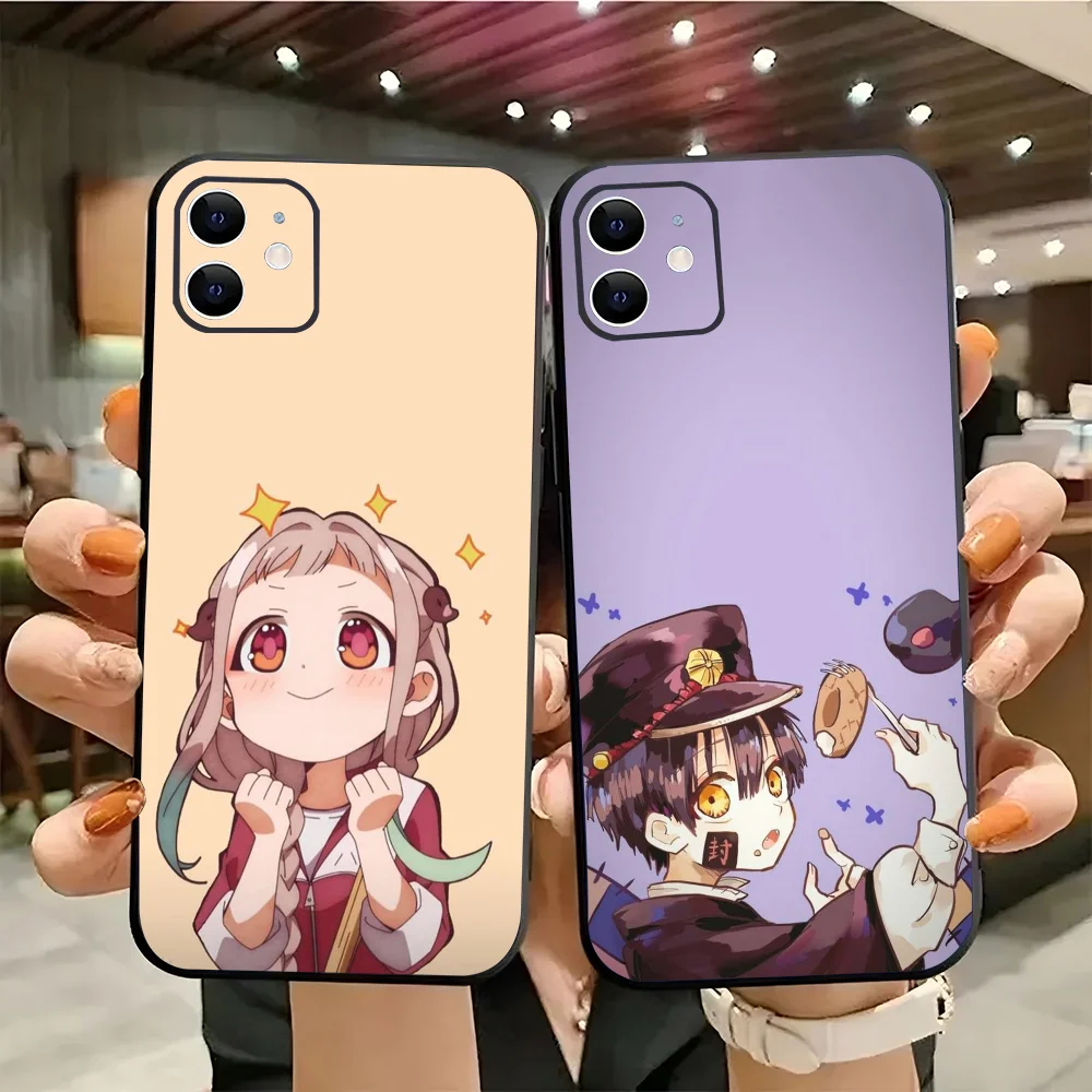 1pc Toilet-Bound Hanako-kun Anime Phone Case Silicone Soft For IPhone 16 15 14 13 12 11 Plus Pro Max Plus