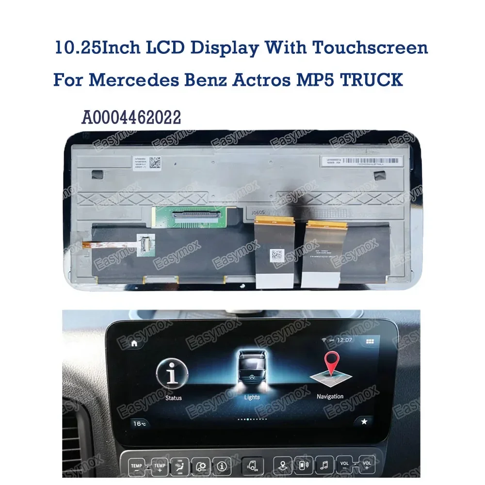 

10.25Inch LCD Display for Mercedes Benz Actros MP5 TRUCK H-MH Car With Touch screen DVD Navigation LCD s repair A0004462