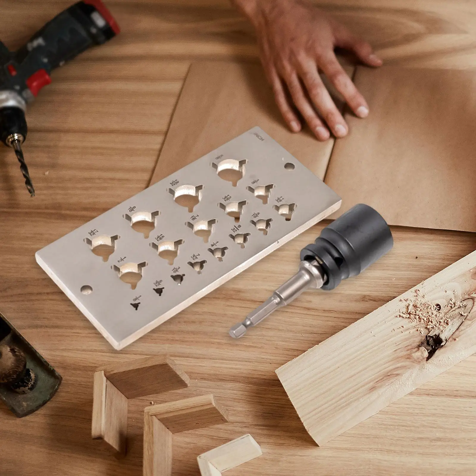 Pin Locator Premium Easy Handling High Performance Steel Quality Construction Compact Professional Dowel Positioner Drill Guide