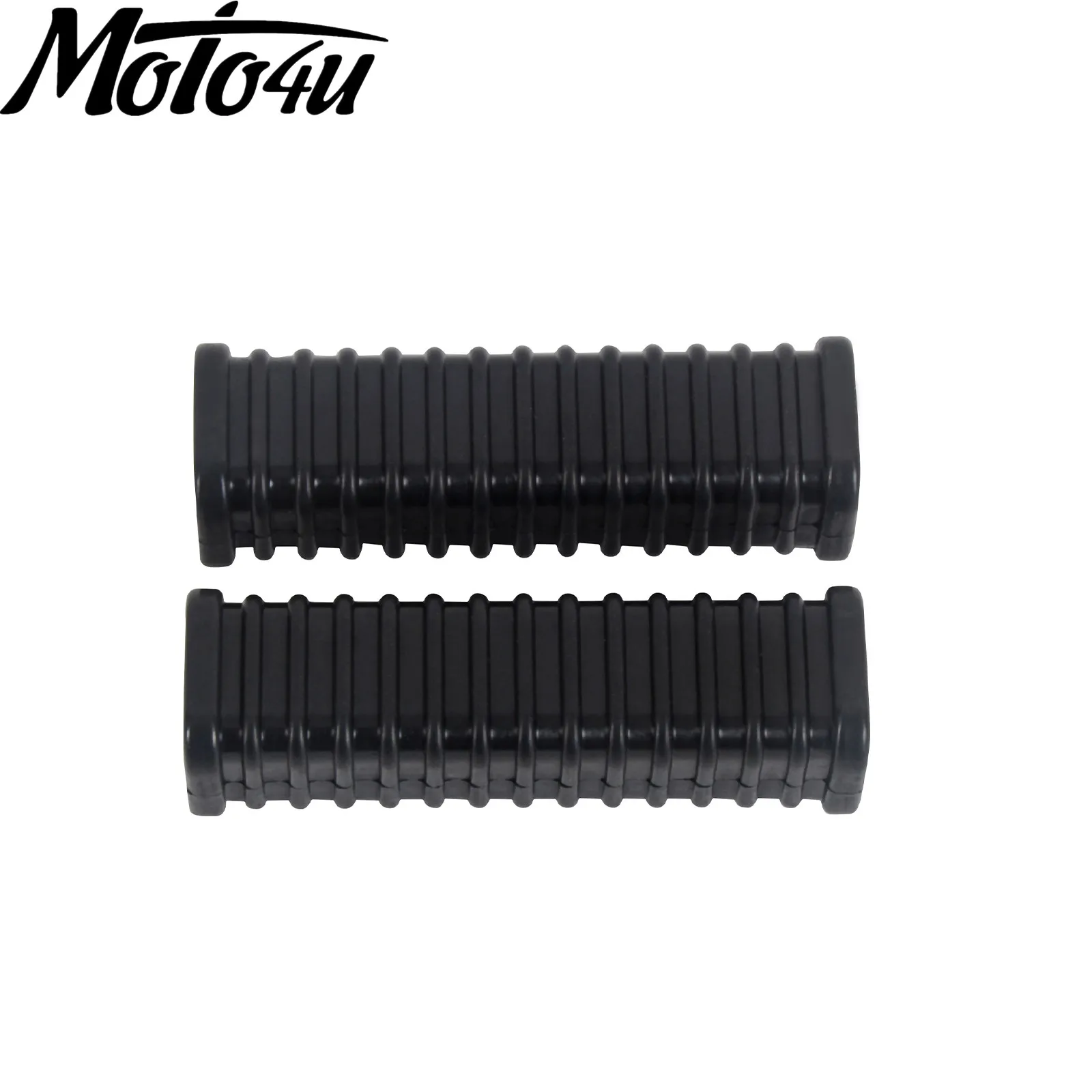 

Motorcycle Passenger Rear Footpegs Foot Rest Rubbers Set Peg Pads For Honda CA CB CL CT