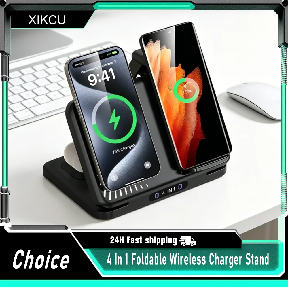 4-in-1-デュアルフォンワイヤレス充電スタンド-iphone-17～12-samsung-s25-xiaomi-airpods-pro-apple-watch-11～2対応-磁気急速充電
