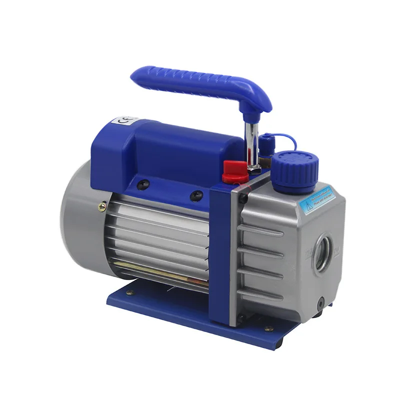 RS-1 مضخة تفريغ أحادية الطول 1 لتر 3CFM، مضخة صيانة التبريد قيمة المبردات 220 فولت مضخة تفريغ التيار المتردد العالمية