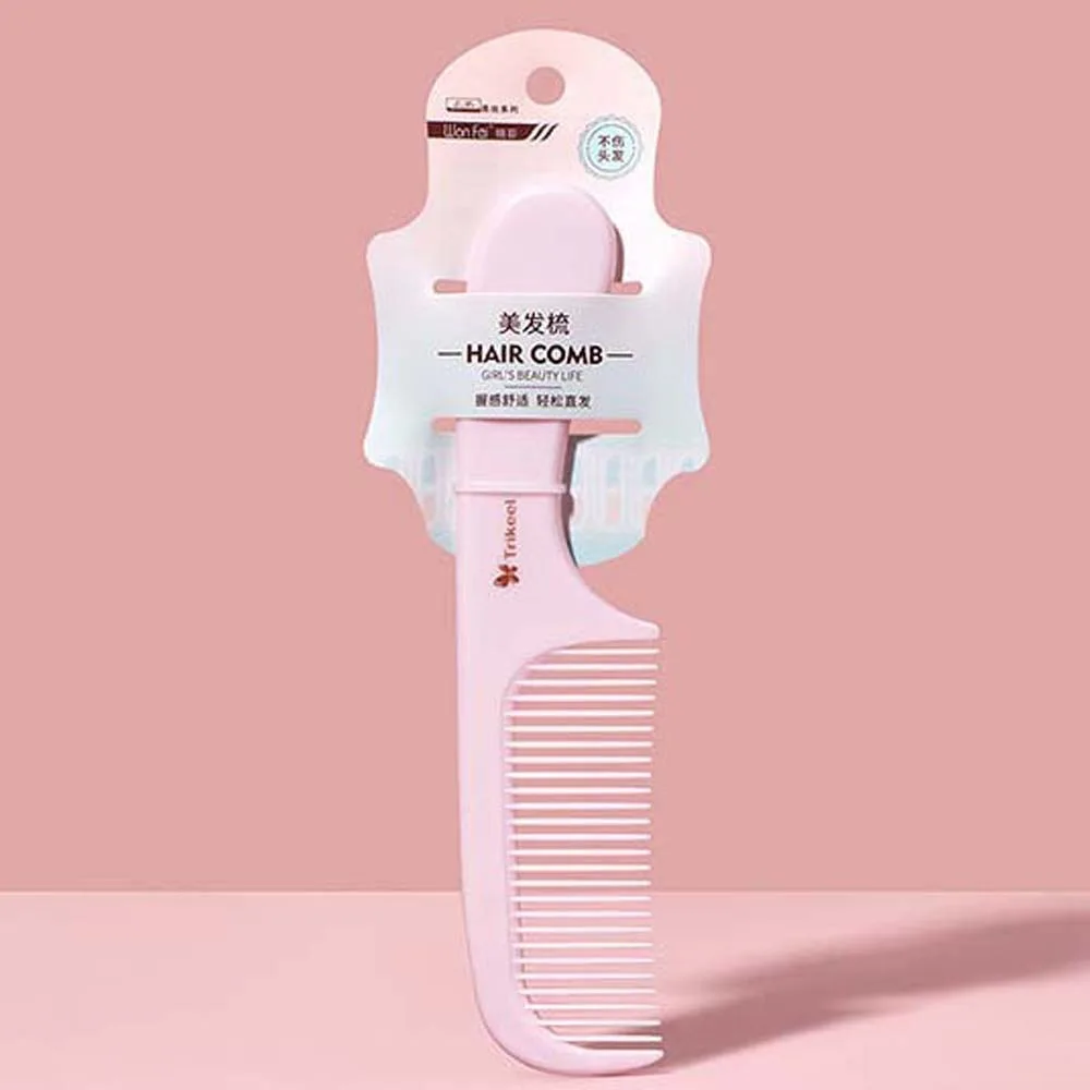

Scalp Massage Wide Tooth Comb Hairdressing Anti-static Pink Hair Brush Salon Dyeing Hair Styling Tool Fine Tooth Hair Combs