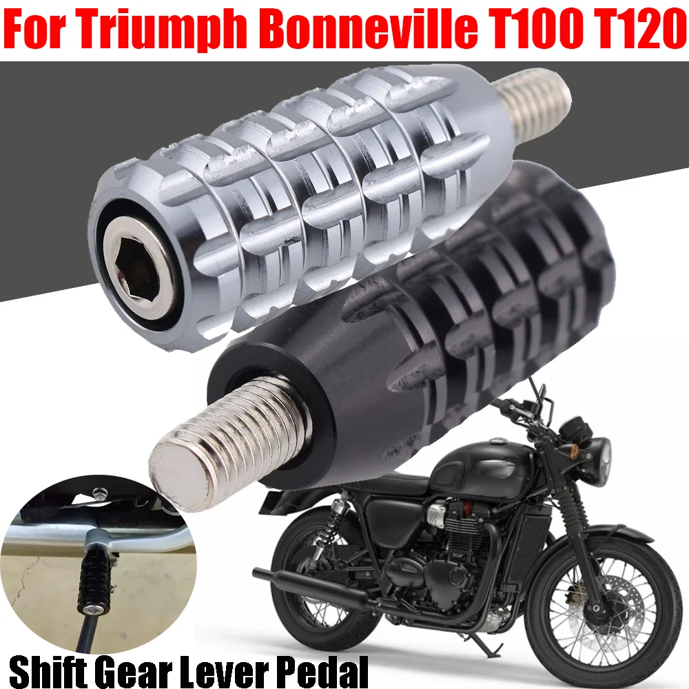 For Triumph Bonneville T100 T120 Bobber T 100 SE Mag Accessories Gear Shift Lever Tip Pedal Shifter Peg Extension Enlarger Parts