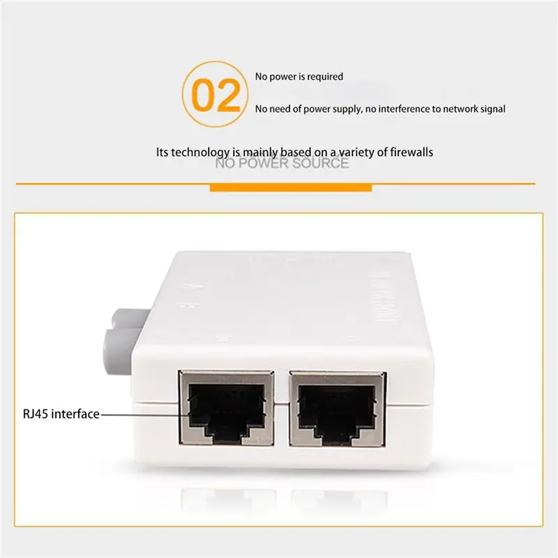 

Exquisite-2X Mini 2 Port RJ45 RJ-45 Network Switch Ethernet Network Box Switcher Dual 2 Way Port Manual Sharing Switch Adapter H