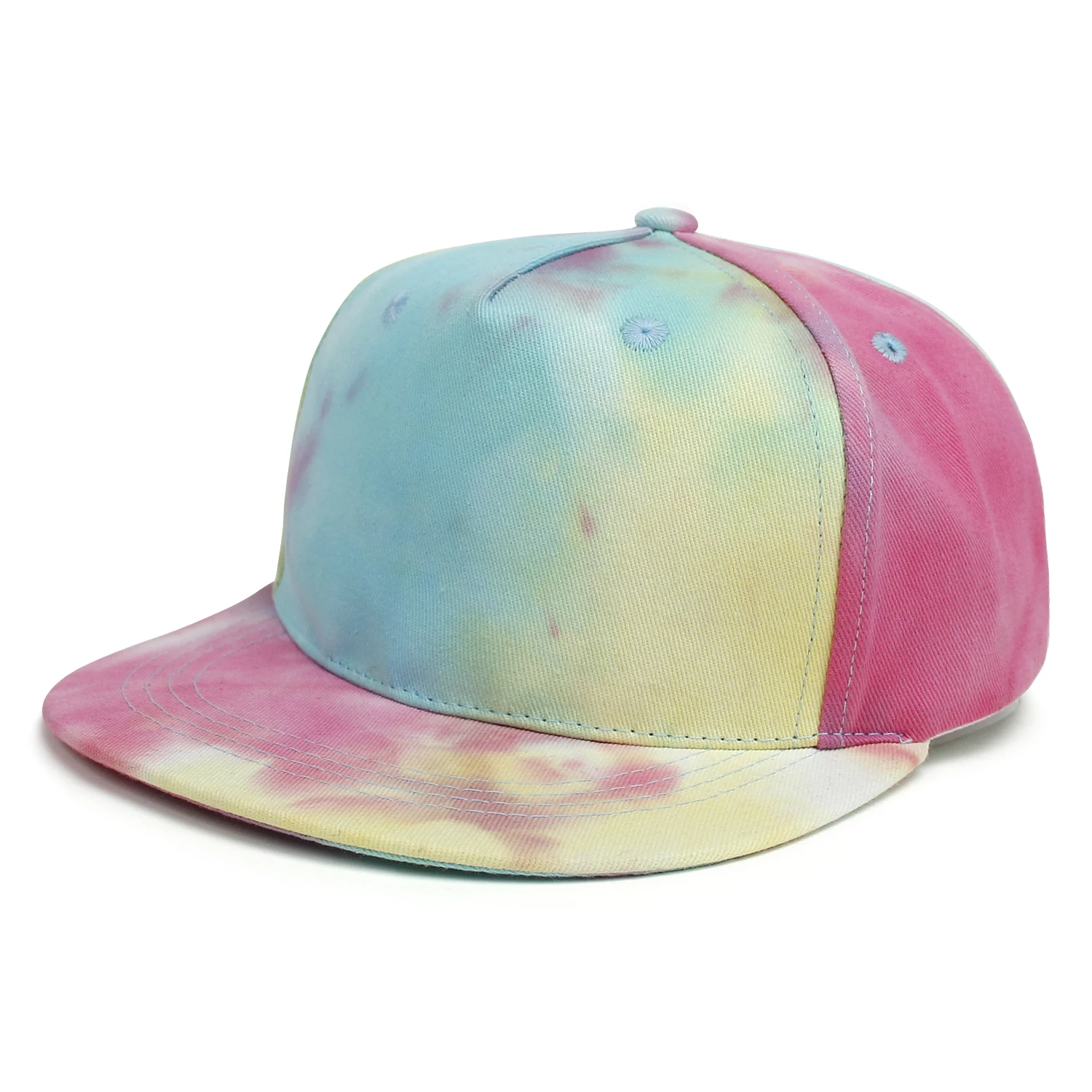 Children Hip-Hop Hats Kids Boys Girls Solid Color/Tie-Dye Baseball Caps Toddler Outdoor Casual Hats for 1-5Years Old 9 Colors