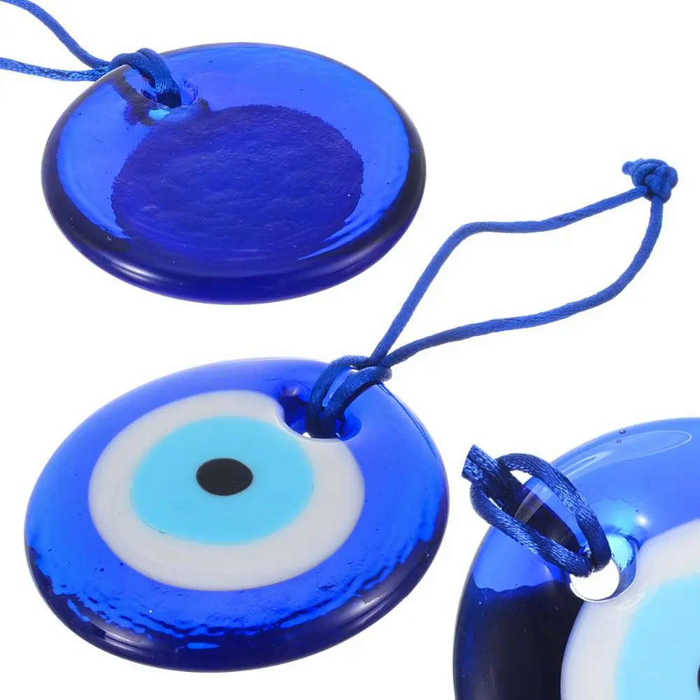 Kabbalah Trendy Lucky Evil Eye Car Office Blue Home Glass Car Pendant Amulet Interior Decor Auto Decor