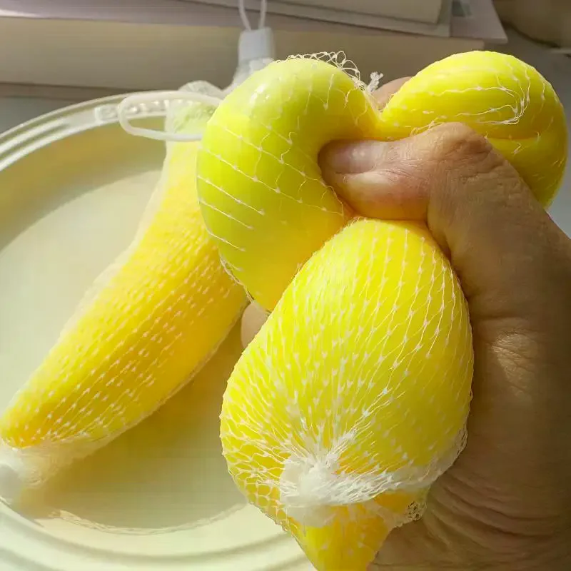 Brinquedo de Banana Macio e de - Baby Food Banana avaliação e preço