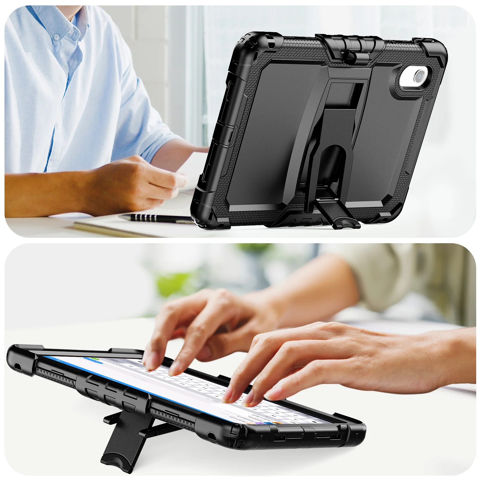 Heavy Duty Case for Lenovo Xiaoxin Pad 11 2025/2024 Full Protection Tablet Cover Build In Stand Tab TB335FC 330FU 331FC
