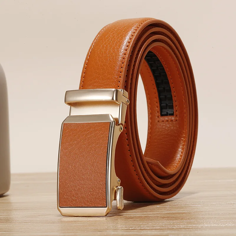 Damen- und Herren-PU-Ledergürtel für Frauen, lässiger Allround-Gürtel, verstellbare Damengürtel, Designer-Gürtel mit automatischer Schnalle für Männer. – Detail 3