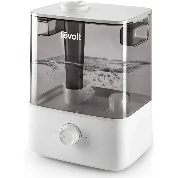 NEW LEVOIT Classic300 Ultrasonic Top Fill Humidifier, Extra Large 6L Tank Last 60-Hour - Super Quiet, Easy to Use and Clean