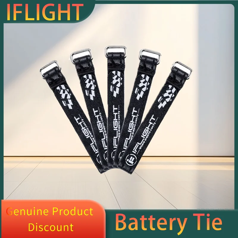 IFlight – bande autocollante magique en Nylon pour batterie Lipo, 5 pièces, 10x100mm/10x130mm, ceinture de sangle de câble réutilisable pour batterie FPV RC