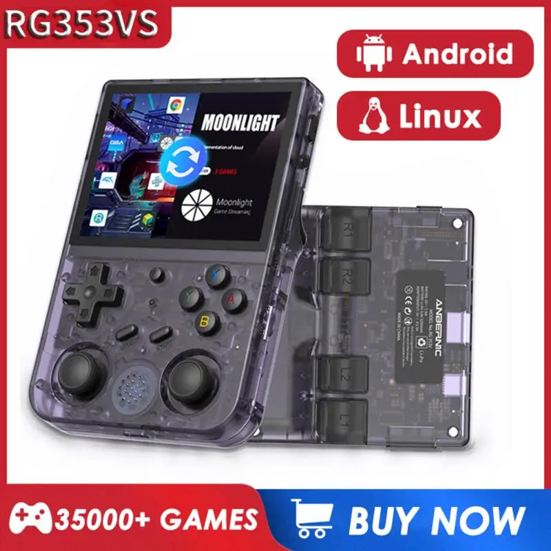 2025 ANBERNIC RG353V RG353VS Retro Games RK3566 3.5INCH 640*480 Handheld Game Console Emulator LINUX Children's Gifts