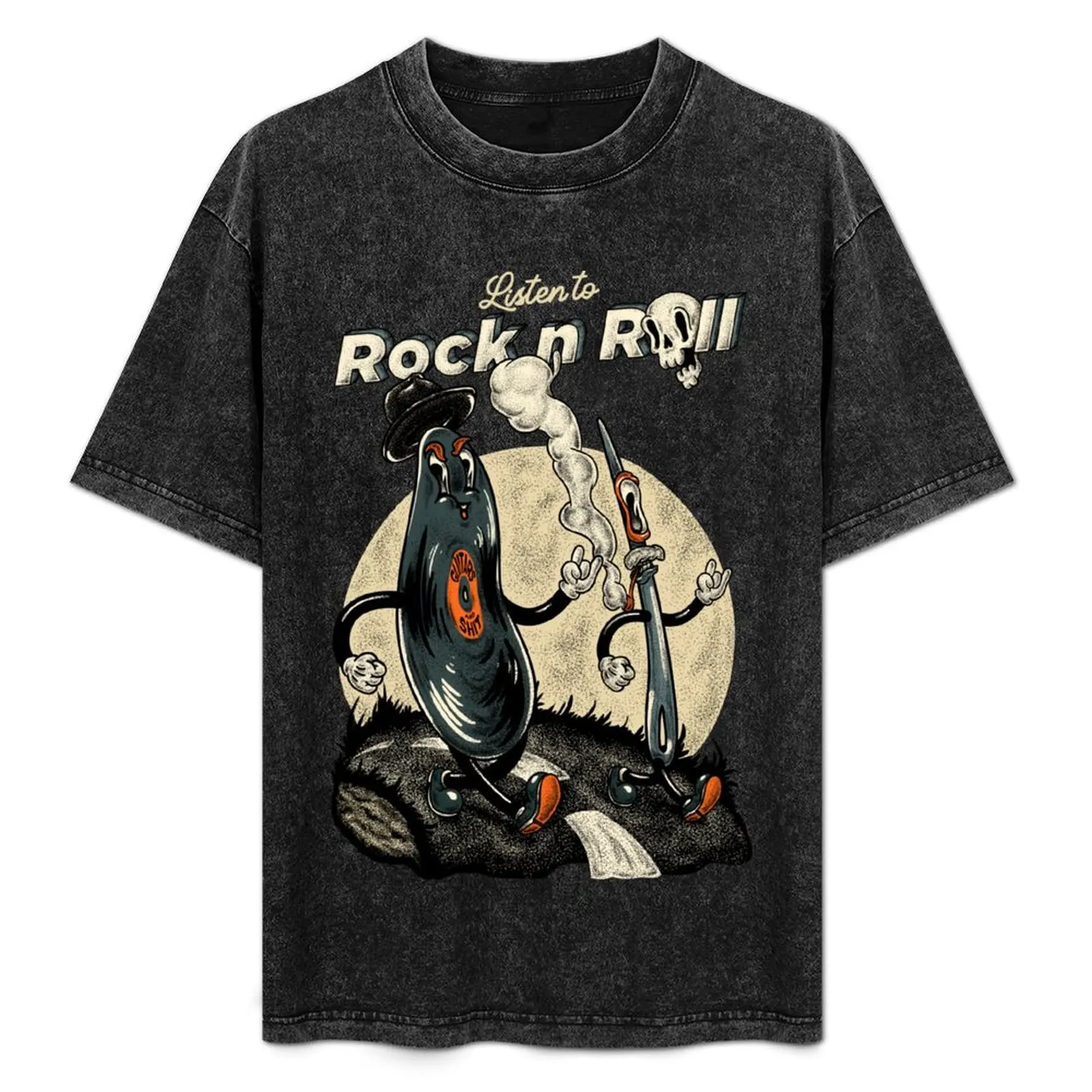 

Vinyl Record and Needle - Listen to Rock n Roll | Never too Old to Rock | High Fidelity Stereo Sound | Stereolab Analo T-Shirt
