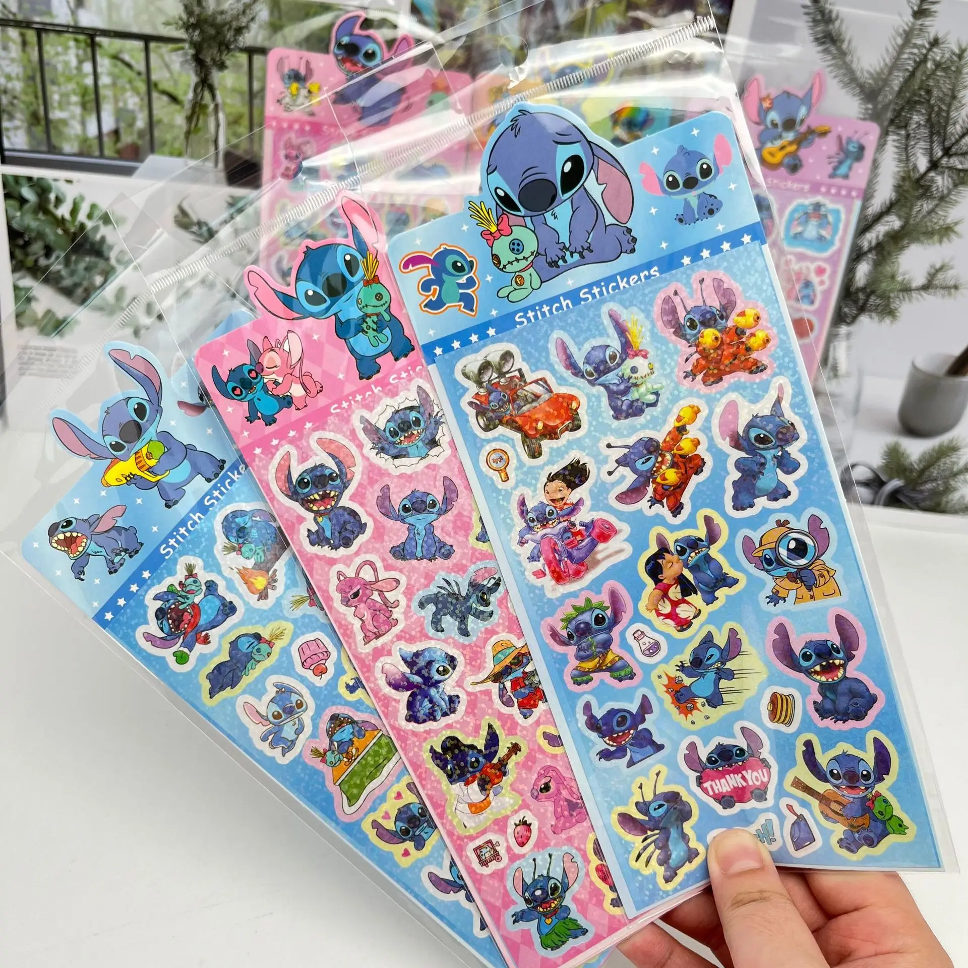 20pcs Stitch Guka Sticker Cut-Free DIY Handmade Graffiti Materials Stickers Cartoon Sticker Stationery Wholesale