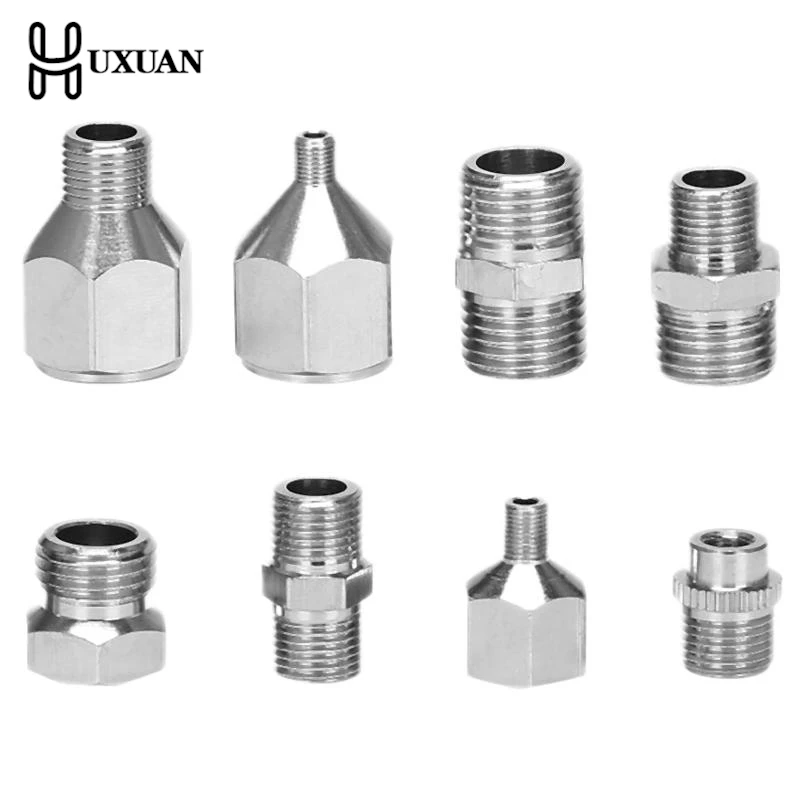 1Pc エアブラシアダプターフィッティングアクセサリー交換部品カップリングコネクタツールコンプレッサーとエアブラシホース用