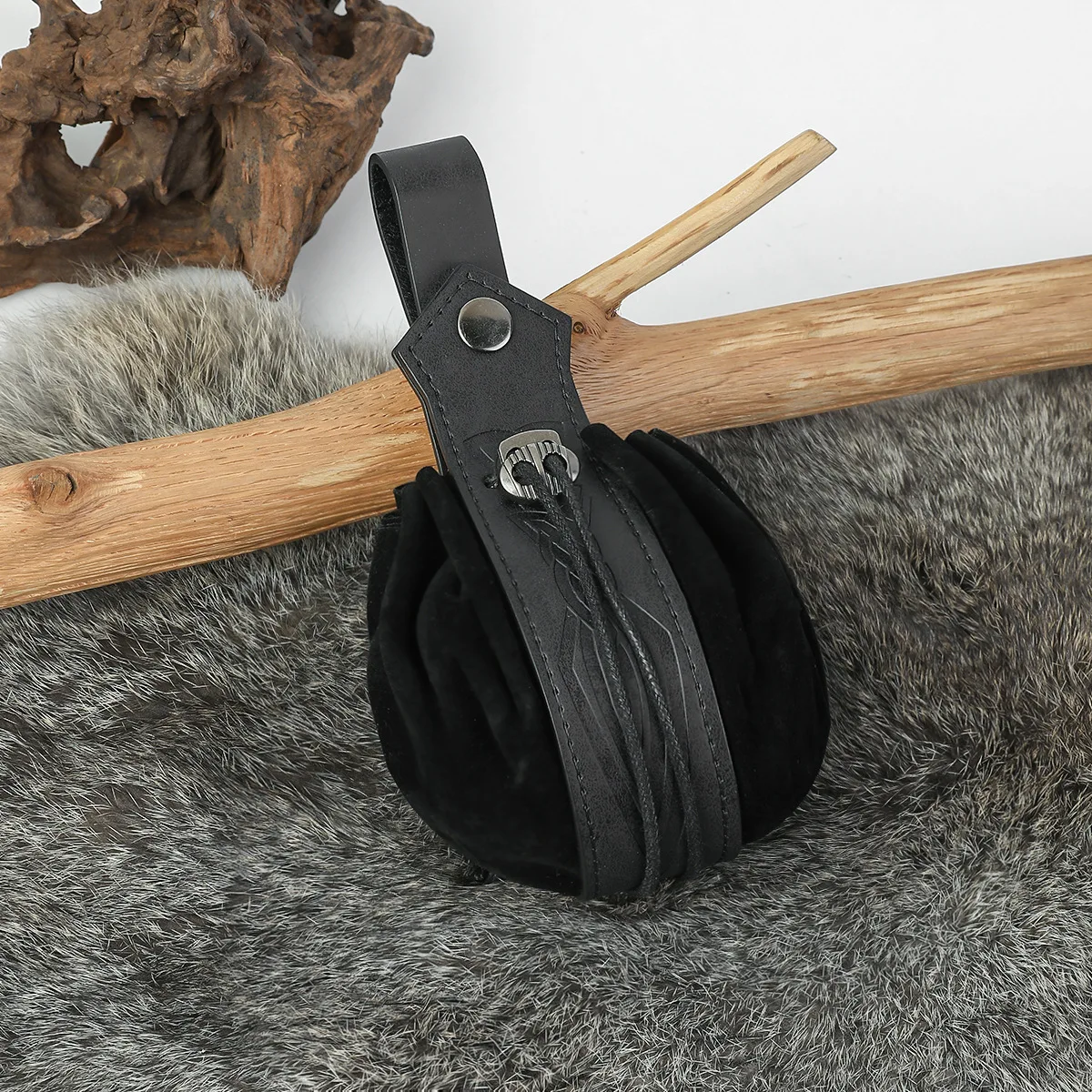 

Medieval Halloween Retro Viking Style Medieval Bag with Belt Hanging, Zero Wallet Waist, COSPLAY.zwq