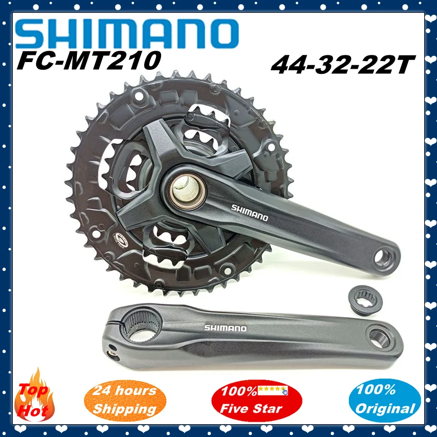 SHIMANO ALIVIO MTB Crankset FC-MT210-2 44-32-22T 40-30-22T 36-22T 3x9 2x9 Speed Original