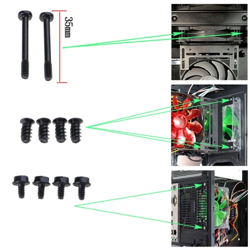 Convenient Bracket 9cm 8cm 12cm Cooling Fan Computer Memory Radiators Stand for Installing Removing Computer Cooling Fan