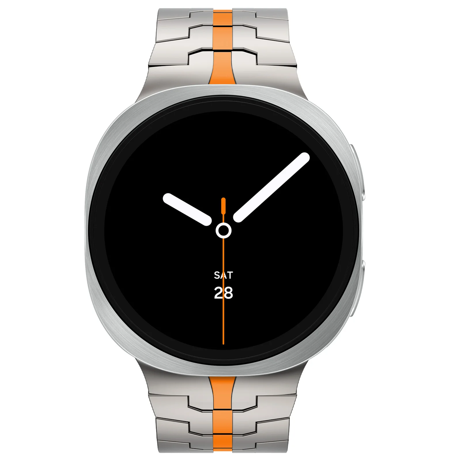 حزام معدني من الفولاذ المقاوم للصدأ لساعة سامسونج جالاكسي 8/8 كلاسيكي 40 مللي متر 44 مللي متر 46 مللي متر سوار لساعة جالاكسي 8 حزام كلاسيكي