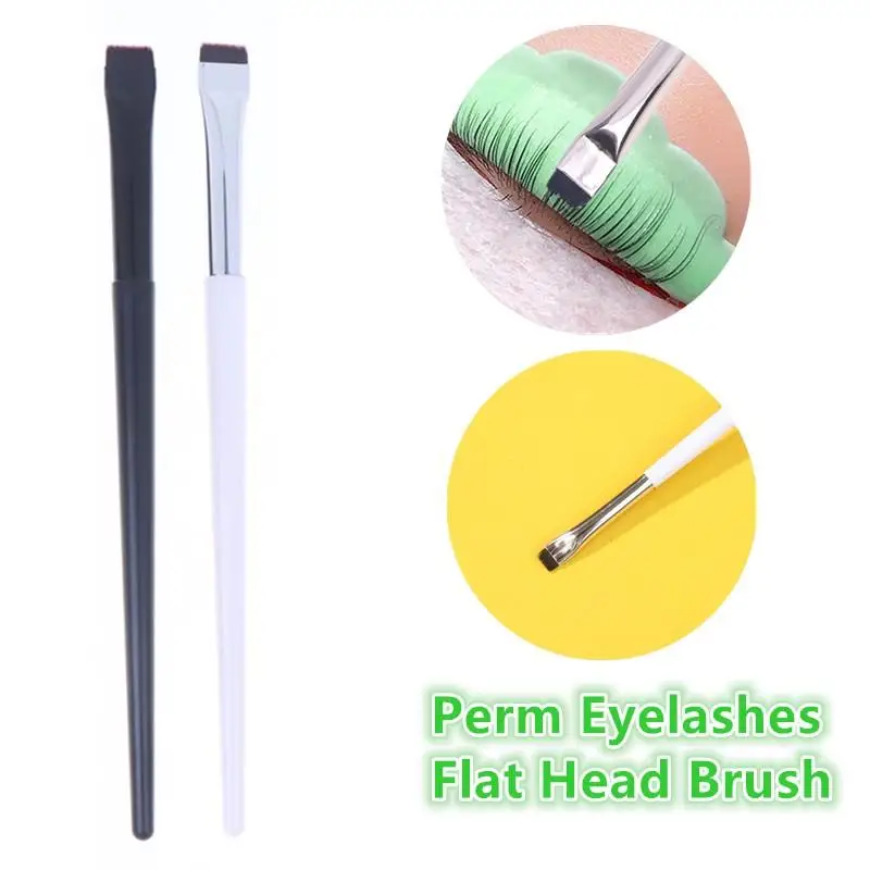 1 Pcs Flat Head Lash Perm Brush Eyelash Lamination & Lifting Tool Professional Separating Brush For Extensions Lift And Styling