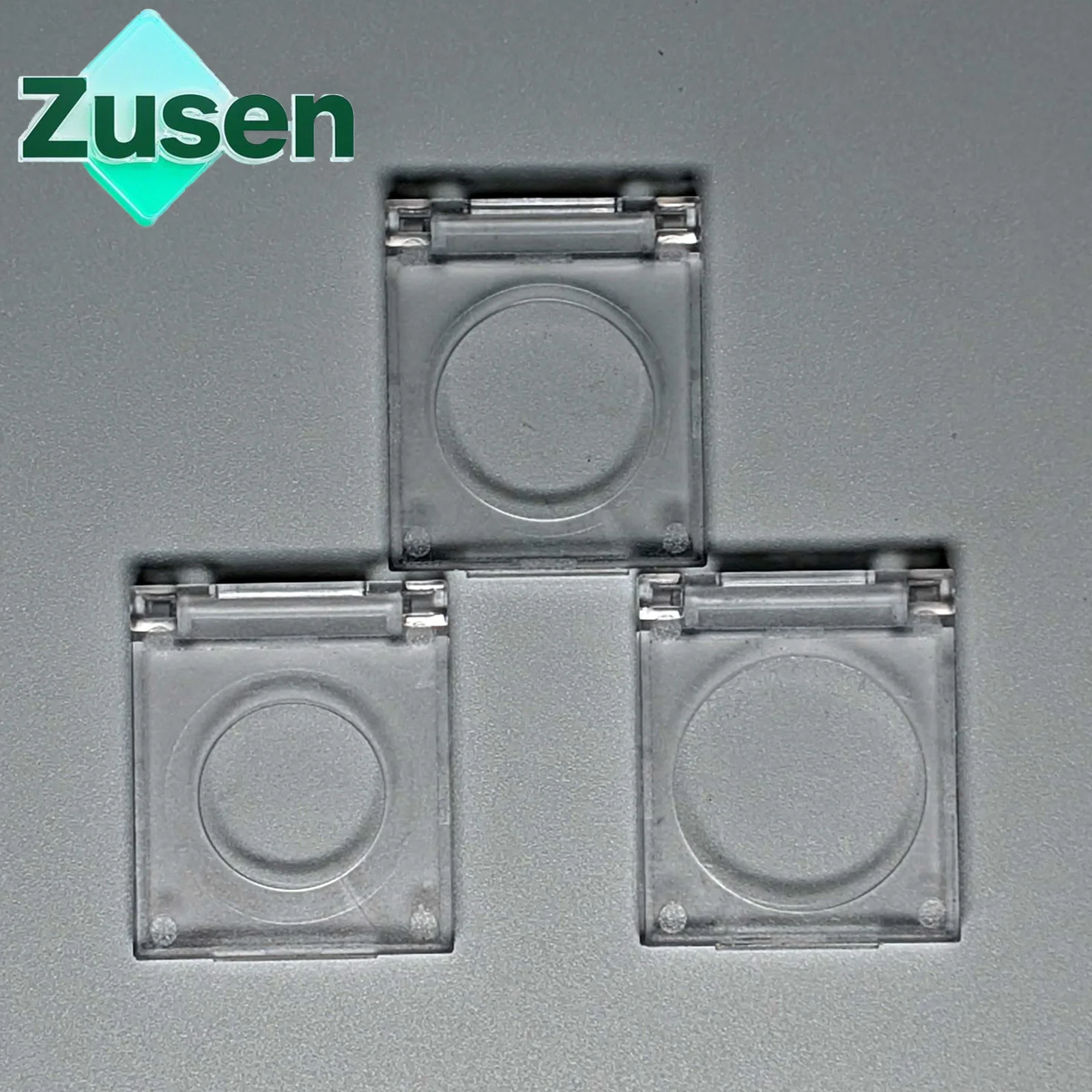 Zusen Flat Head Push Button Switch Protective Cover 16/19/22mm Transparent Dustproof Splash-proof for Electronics