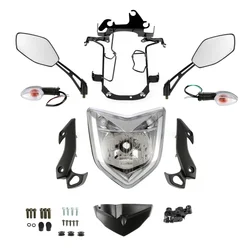Motorcycle Head Light Assembly Headlight Assembly Set Turn Light Fit for YAMAHA FZ1N 2006-2012