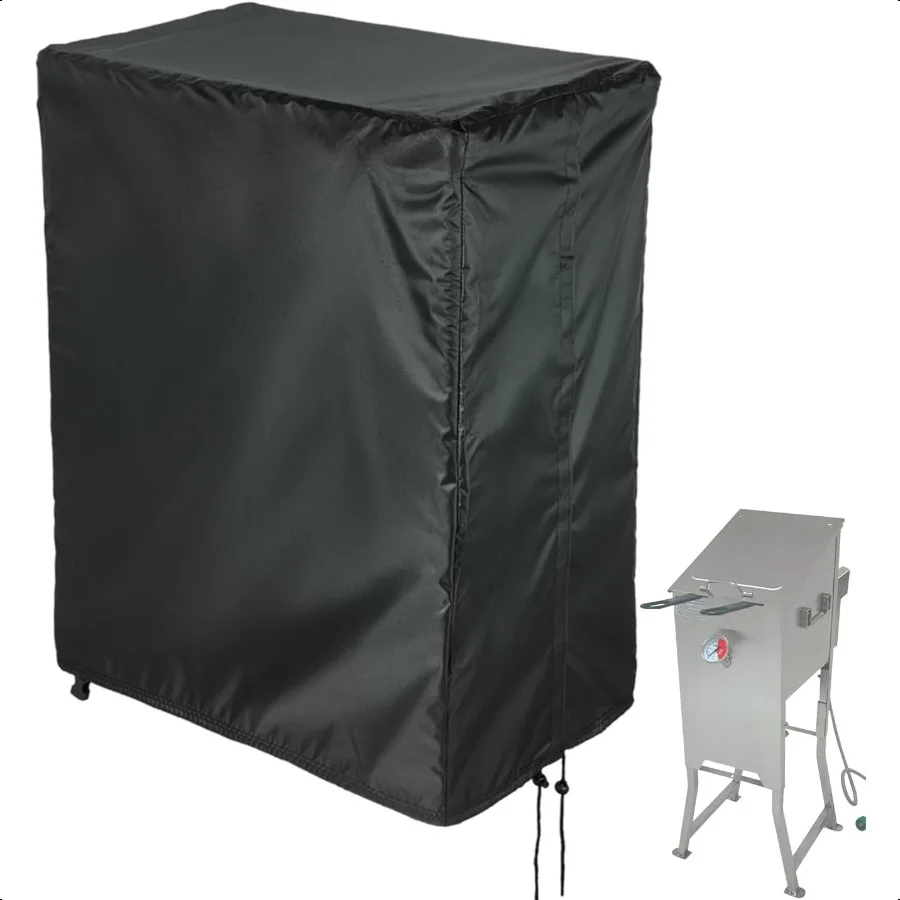 

Fryer Cover for Bayou Classic 700701 Deep Fryer Waterproof Heavy Duty Protect Cover for 4 Gallon Deep Fryer Without Side Cart 1