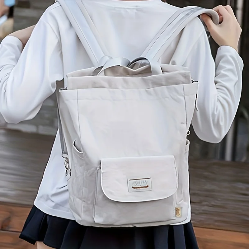 Women backpack Waterproof Stylish Laptop Backpack 13 13.3 14 15.6 inch Korean Fashion Oxford Canvas USB College Backpack bag fem