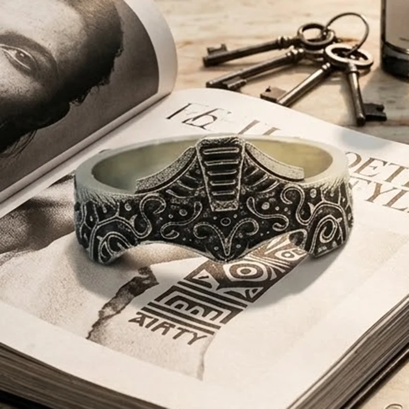 Buy 2 Get 1 Free Stainless steel Greek knight helmet Mens Rings forges a warrior's spirit in the silhouette of classical armor