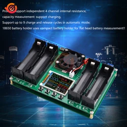 18650 Lithium Battery Capacity Tester Module MAh MWh Digital Four Batteries 18650 Battery Power Detector Tester Module Type-C