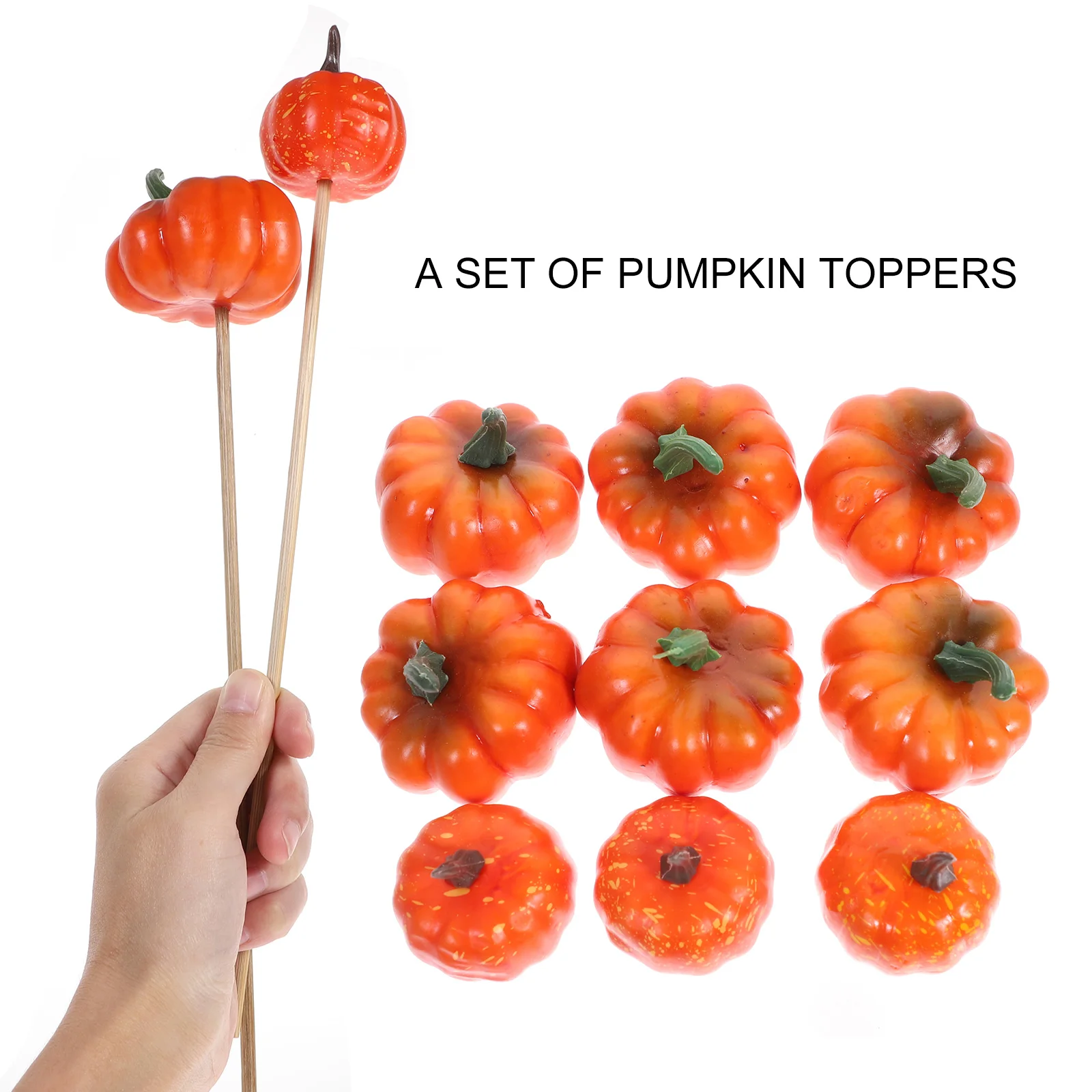 

Pumpkin Topper Decoration Halloween nament Pumpkin Adornment DIY Accessories Thanksgiving décor Foam Material Fall Party
