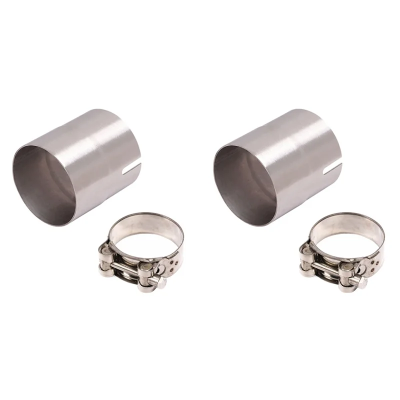 

2 шт. от 51 мм до 54 мм, преобразователь диаметра выхлопной трубы мотоцикла, адаптеры-редукторы из нержавеющей стали для мотоцикла, аксессуары