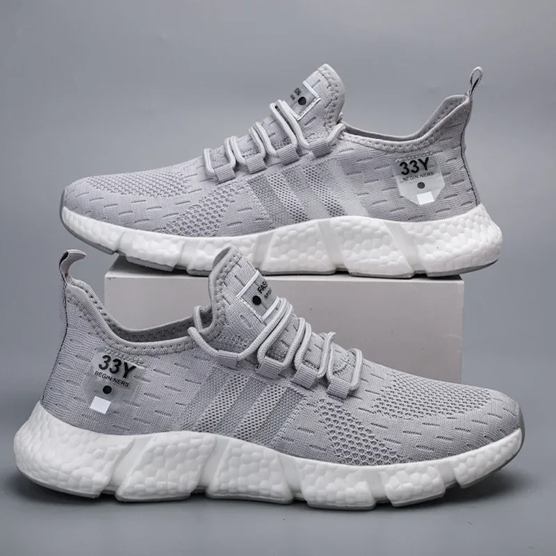 

Men Running Shoes Breathable Mesh Sports Shoes Women Brand Sneakers Lightweight Casual Tennis Shoes Luxury Male Tenis Masculino