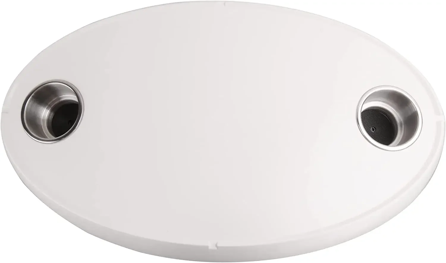 White Marine Thread-Lock Table Package - Oval boat RV table