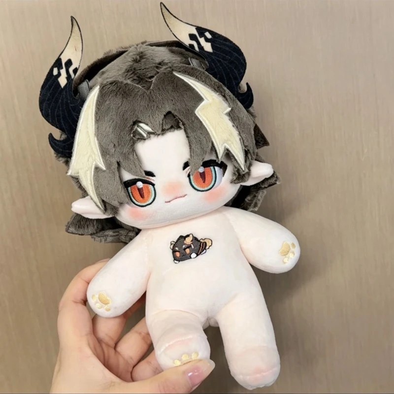 In Stock 20cm Flexible With Skeleton Game Arknights Character Chongyue Plushie Toys Cosplay Anime Cartoon Plush Figure Body Doll