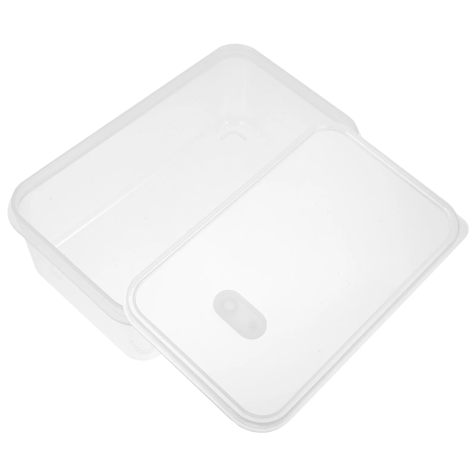 

Bread Toast Fresh Keeping Box Large Capacity Sealed Bread Storage Container Transparent Plastic Kitchen Fridge Food Holder