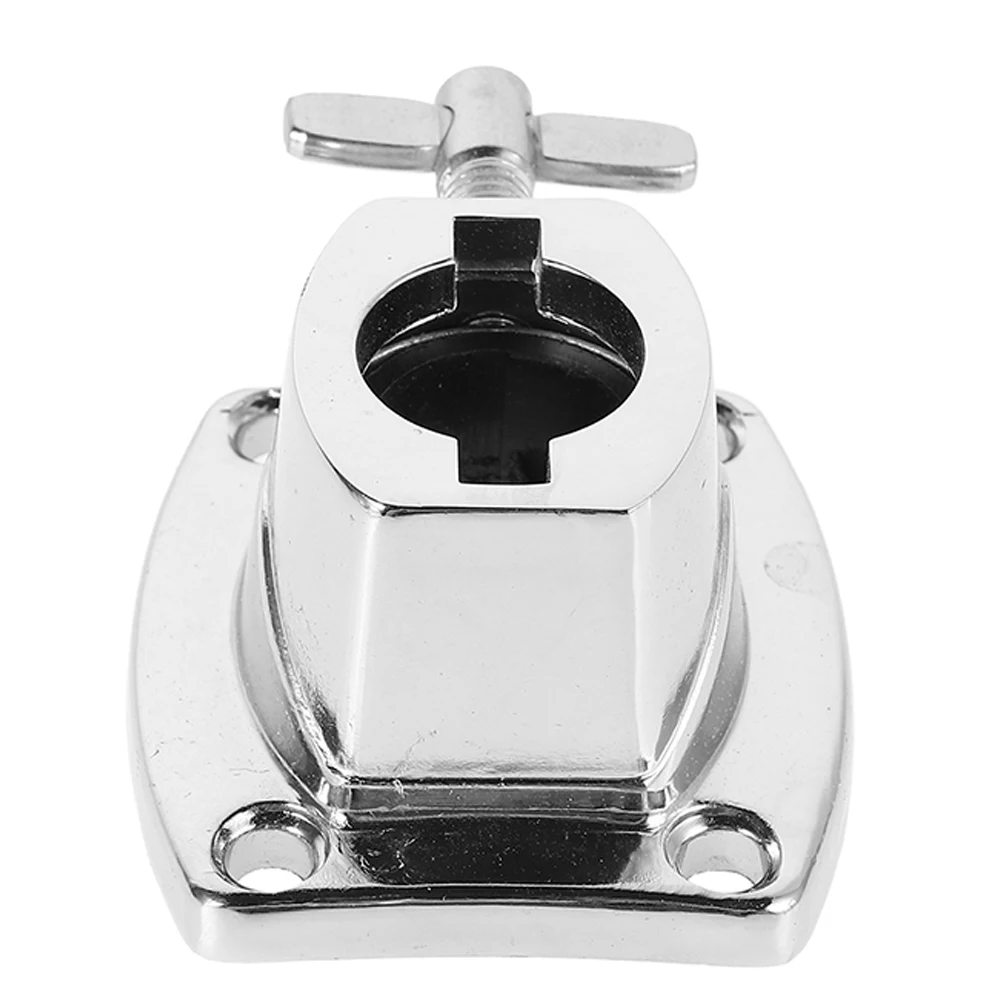 

Metal Holder Base Plate Cymbal Mount Bracket Adjustable Sturdy Lightweight Mounting For Bass Snare Accessories Hardware