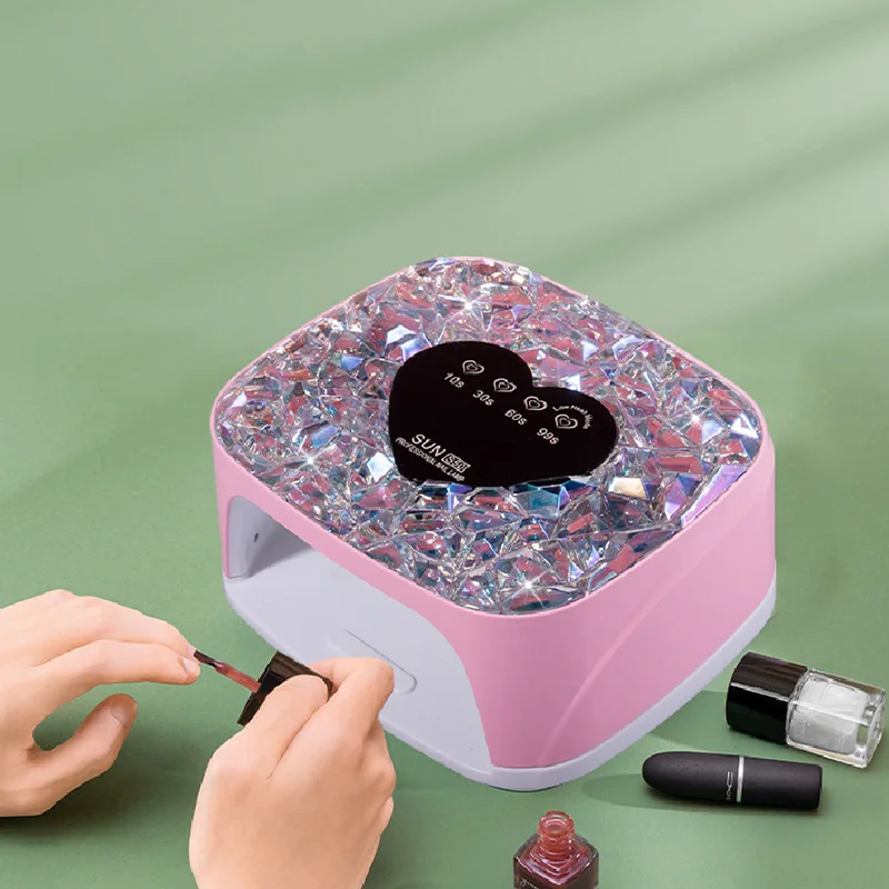 لامعة الراين قابلة للشحن مسمار مصباح اللاسلكية هلام البولندية آلة مجفف الأشعة فوق البنفسجية ضوء للأظافر اللاسلكي مسمار الأشعة فوق البنفسجية LED مصباح